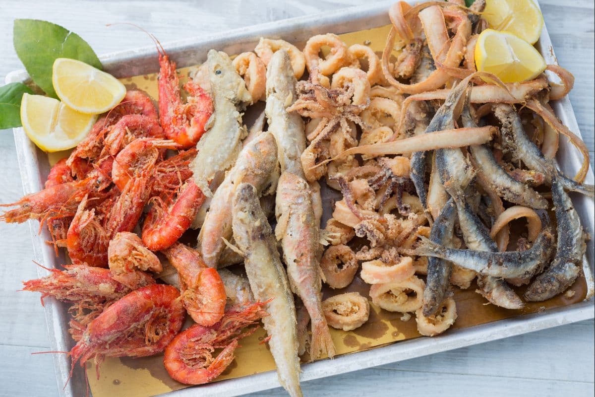 Fried Seafood Platter at HotSauce Cafee