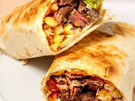 Burrito at HotSauce Cafee